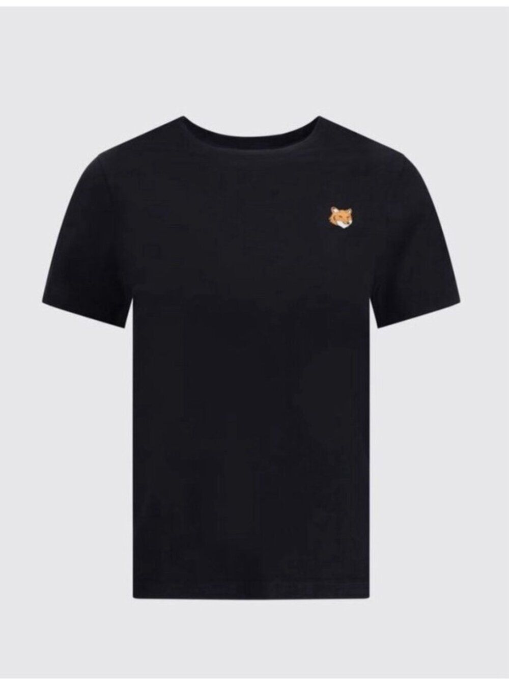 Maison Kitsune Authentic Black Fox Head Short Sleeve Crew Neck T Shirt Medium - Picture 6 of 12